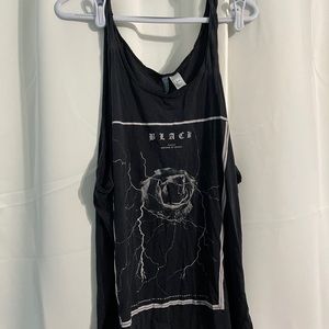 Black Roses Tank Dress